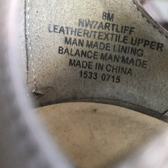 Nine West nude gray lace up, cut out heels 8M - Picture 6 of 8